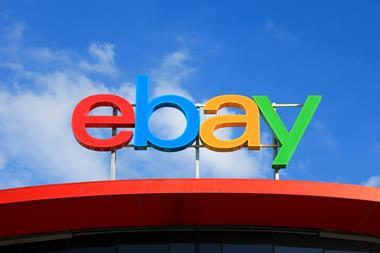 eBay sign shown outdoors