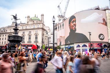 JD Sports Piccadilly Circus video advert