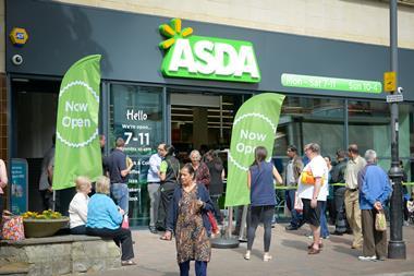 Asda has removed permanent collection points for food banks from its stores following a review of its community programme.