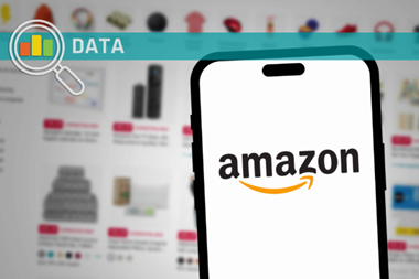 Amazon logo on phone