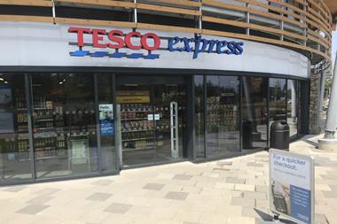 Tesco has opened its first cashless store at its Welwyn Garden City HQ.