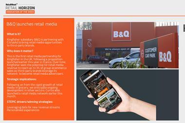 Innovation of the Week - B&Q launches retail media​ index