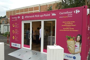 Carrefour's after-work pick-up point