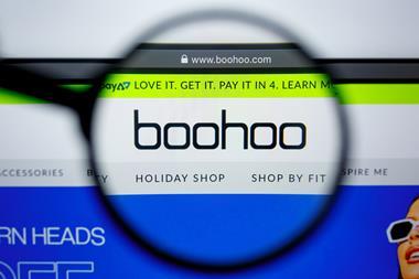 Boohoo website