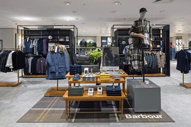Menswear on display at Frasers Norwich store