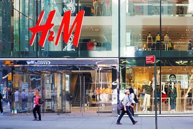 Exterior of H&M New York store