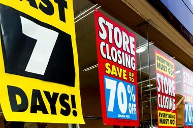 Poundworld closing down signs