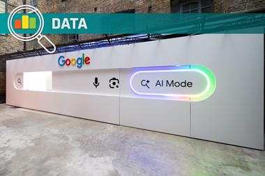 Google AI mode search bar