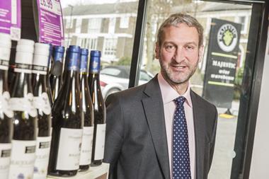 Steve Lewis has stepped down as chief executive of Majestic Wine