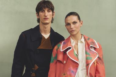 Models wear fashions from John Lewis's.spring/summer season
