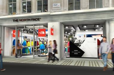 Regent Street will mark The North Face's ninth store