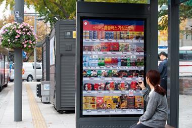 The grocer is extending the virtual stores to over 20 bus stops near universities