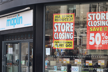 Maplin closing down, Strand, London, 2018