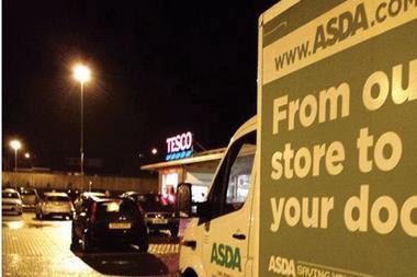 Asda van spotted at Tesco