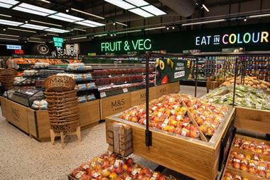 M&S food hall