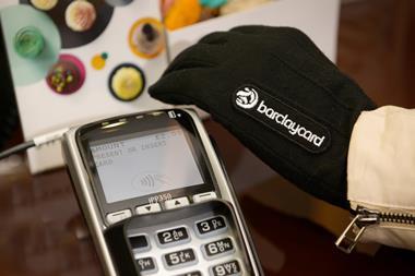 Barclaycard has developed a glove for contactless payments