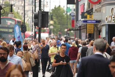 Consumer confidence in the UK has risen four times faster than around the world over the last year and is at its highest level for almost seven years