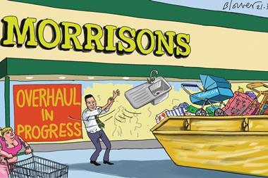 Blower's retail cartoon - Morrisons