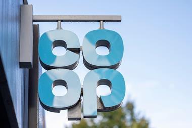 Co-op store sign