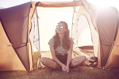 Sales of premium tents have boosted the retailer