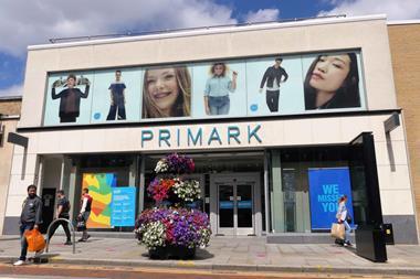 Exterior of Primark Watford store