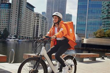 Just Eat bicycle delivery