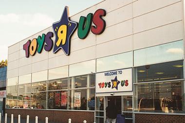 Toys R Us has more than trebled its full-year pre-tax profits in the UK, reversing a run of four consecutive years of falling profits.