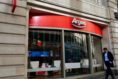 Argos store, London
