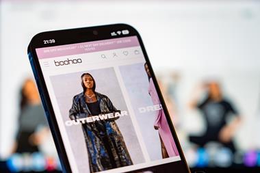 Boohoo app on phone