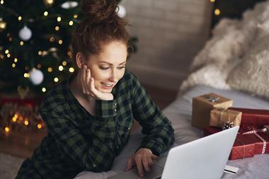 Christmas shopping online