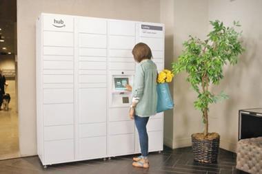Amazon The Hub smart locker delivery