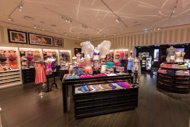 9,200 sq ft store houses a full selection of Victoria’s Secret’s lingerie ranges, including Body by Victoria, Very Sexy, Dream Angels, Bombshell and Cotton lingerie, as well as Victoria Sport.