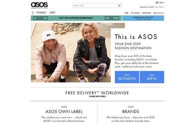 Asos' supply chain is designed around its twentysomething consumer