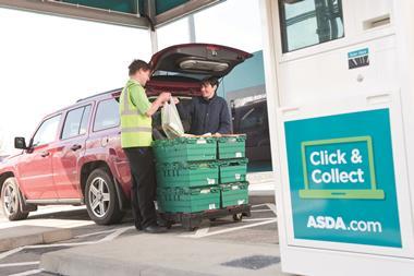 Asda is expanding its click-and-collect service in-store and at drive through points
