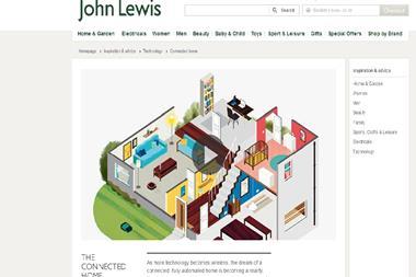 John Lewis is working on its Connected Home offer, which sells Internet of Things technologies