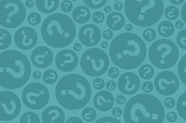 Question marks background