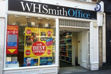 WHSmith has launched a new fascia, WHSmith Office