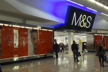 Marks and Spencer has suffered a fall in clothing market share