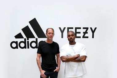 Kanye West and Adidas chief marketing officer Eric Liedtke