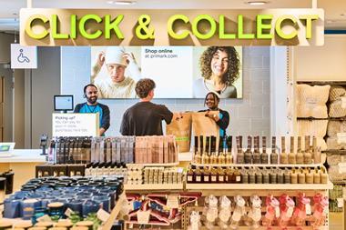Primark store click and collect station