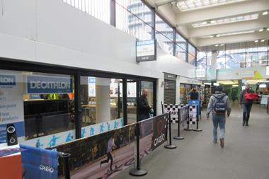 Decathlon's pop-up is located in Old Street Tube station
