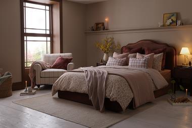 Dusk bed and bedding