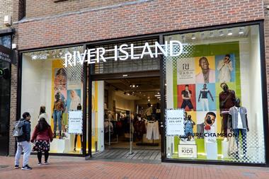 River Island storefront