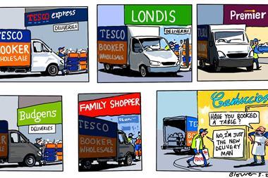 Blower's retail cartoon