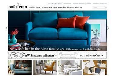 Sofa.com unveiled a 28% increase in sales over Christmas