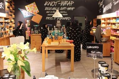 Lush has several Saudi Arabian stores, two store in Riyadh and one in Jeddah