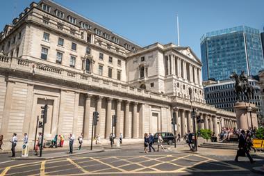 Exterior of Bank of England