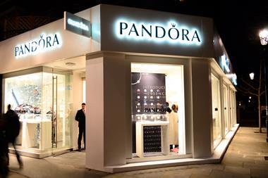 Pandora has 169 stores across the UK