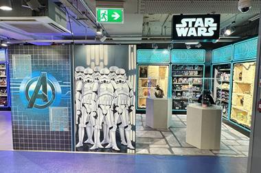 Star Wars area in Hamleys