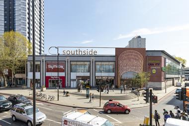 Rendering of Southside Shopping Centre exterior